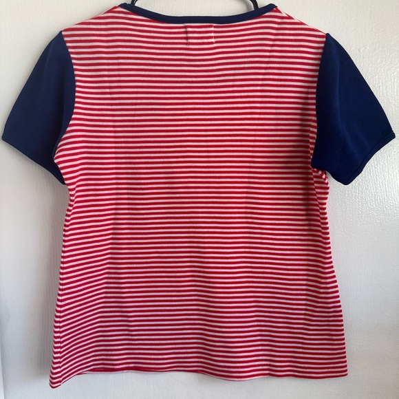 Rare Vintage Bicentennial Striped T-shirt Made in Japan - Picture 2 of 5